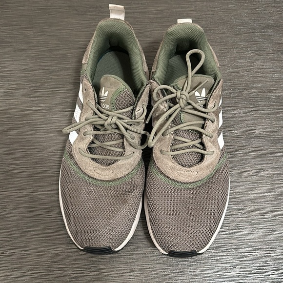 Olive Green adidas running shoes - Picture 2 of 2